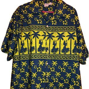 Vintage Op Men’s Hawaiian Shirt Size Large
